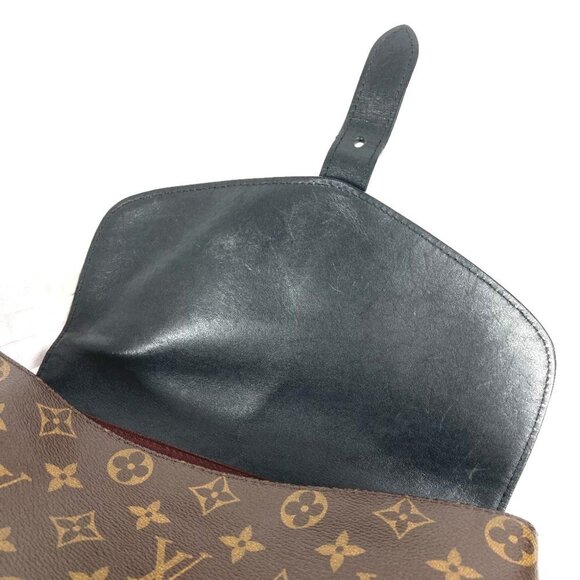 LOUIS VUITTON Authentic Black Monogram Leather Backpack main image 11